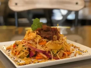 Pad Thai on plate