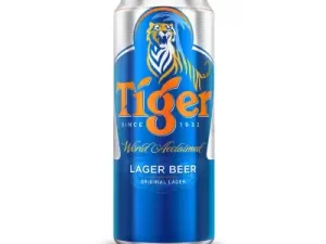 Blue beer can