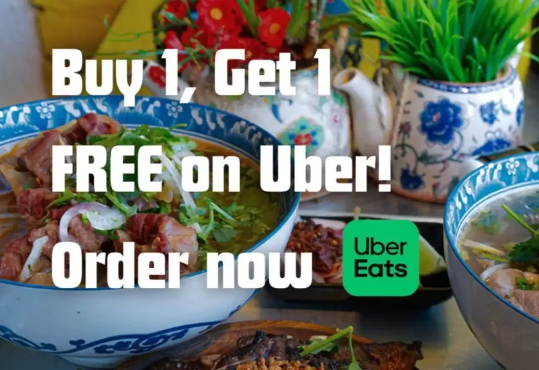Uber special: Buy 1 get 1 free